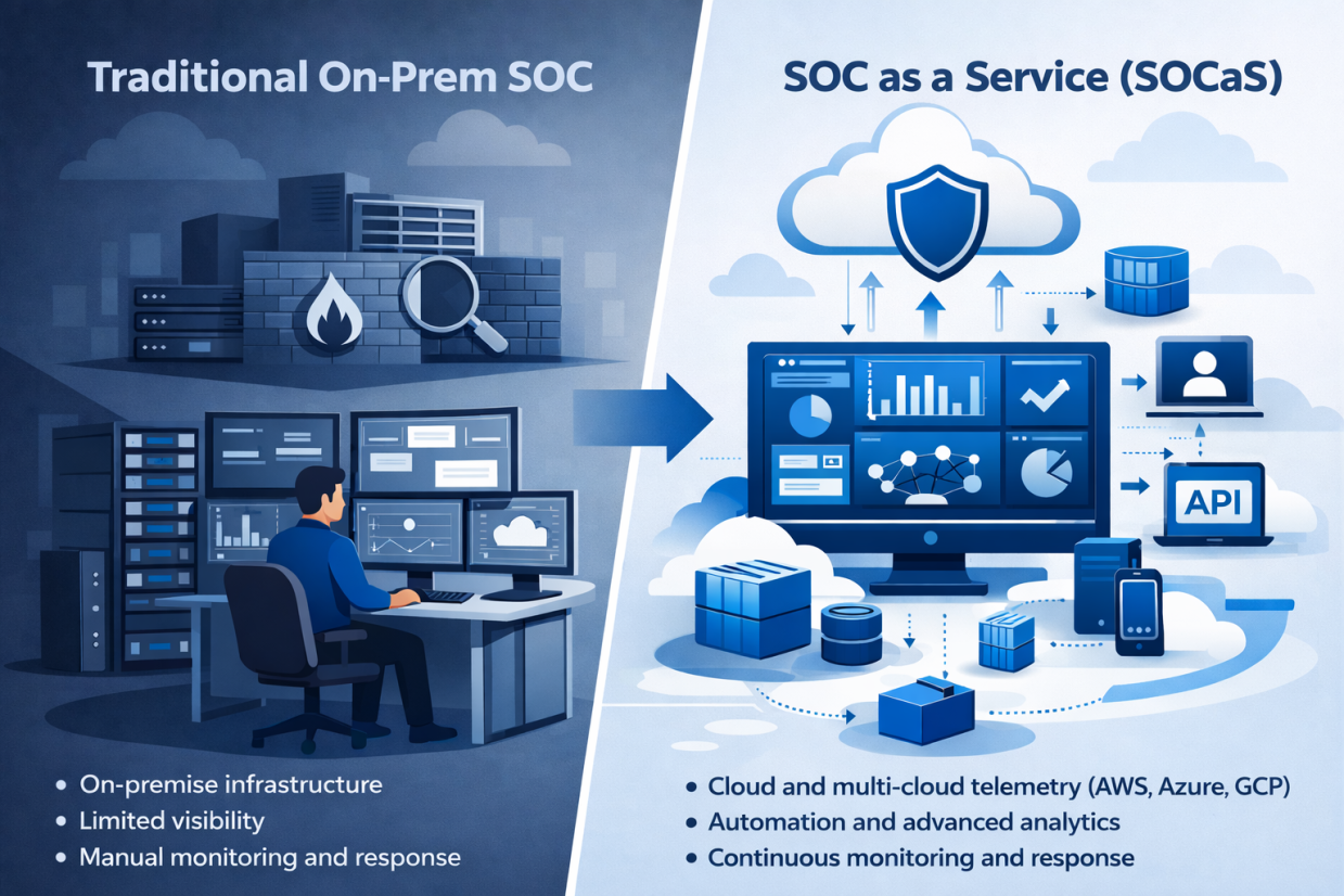 The Evolution from Traditional SOC to SOCaaS